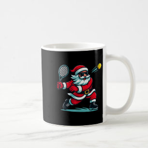 Cute Christmas Tennis Player Santa Xmas Boys Girls Coffee Mug