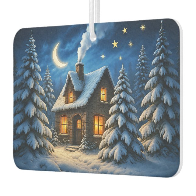 Cute Christmas theme Car Air Freshener (Left)