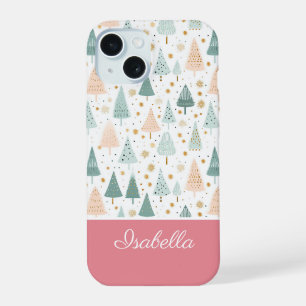 Cute Christmas Themed Pattern iPhone 15 Case