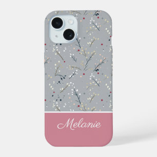 Cute Christmas Themed Pattern iPhone 15 Case