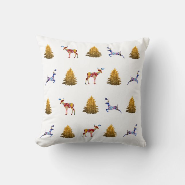 Cute Christmas Throw Cushion (Front)