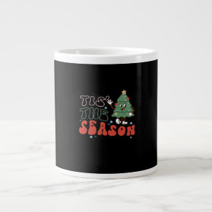 Cute Christmas, Tis The Season Large Coffee Mug