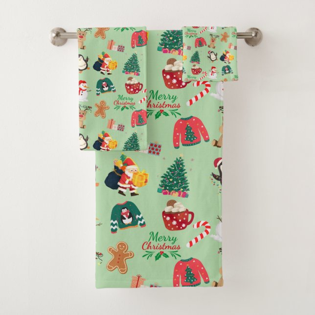 Cute Christmas Towel (Insitu)