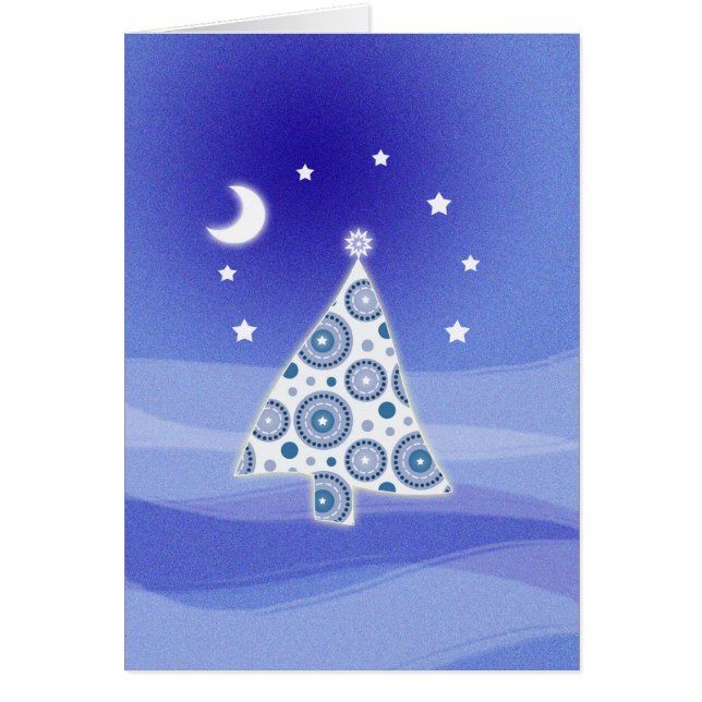 Cute Christmas Tree Card (Front)