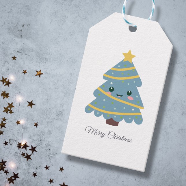 Cute Christmas Tree Gift Tag (Cute Christmas Tree Gift Tag)