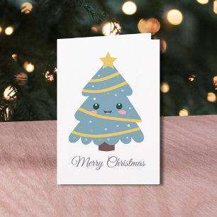 Cute Christmas Tree Greeting Card