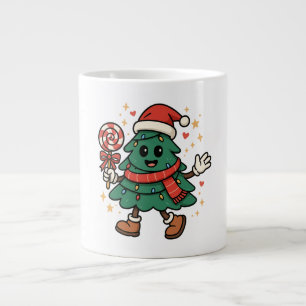 Cute Christmas Tree Mug - Festive Holiday Design