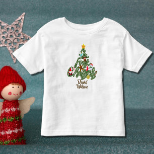 Cute Christmas Tree My First Christmas Kid's  Toddler T-Shirt