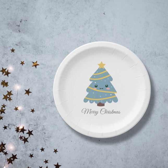 Cute Christmas Tree Paper Plate (Cute Christmas Tree Paper Plate)