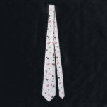 Cute Christmas Tree Snowman Candy Cane Pattern Tie<br><div class="desc">Celebrate the magical and festive holiday season with our Cute Christmas Tree Snowman Candy Cane Pattern. This design features Snowman,  a Christmas tree,  Candy Cane and Snowflakes.</div>