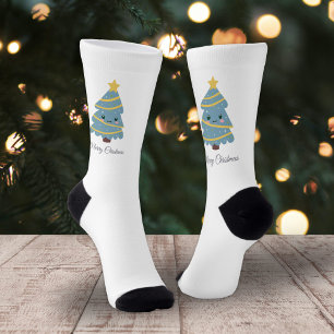 Cute Christmas Tree Socks