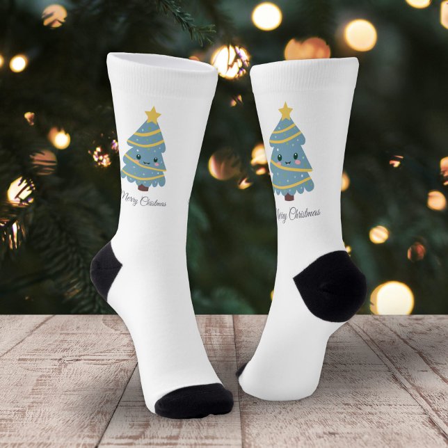 Cute Christmas Tree Socks (Cute Christmas Tree Socks)