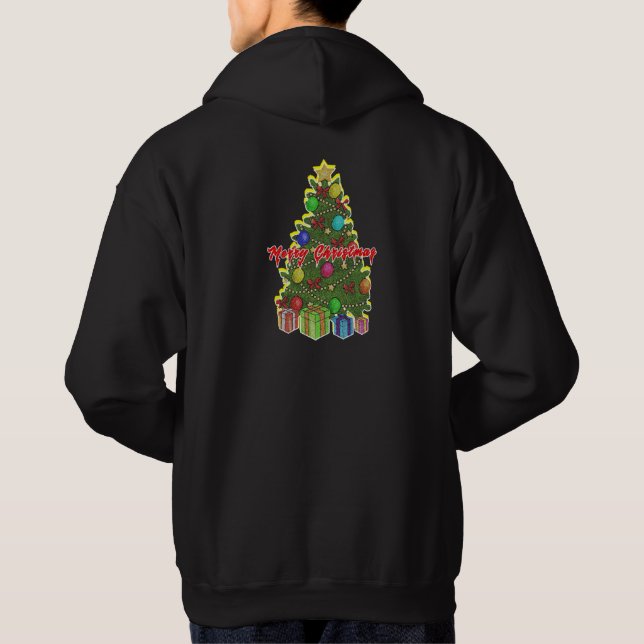 Cute Christmas Tree T-Shirt Hoodie (Back)