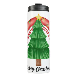 Cute Christmas Tree Thermal Tumbler