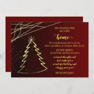 Cute Christmas Tree We've Moved Holiday Moving