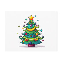Cute Christmas Tree with Ornaments