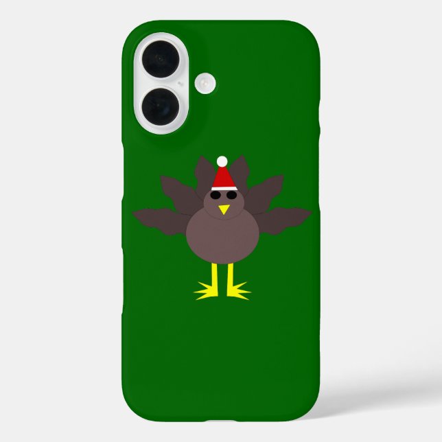 Cute Christmas Turkey Case-Mate iPhone Case (Back)