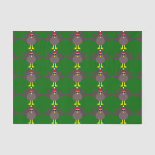 Cute Christmas Turkey Tissue Paper