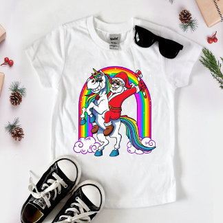 Cute Christmas Unicorn Shirt For The Holidays