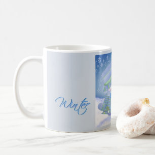 Cute Christmas Winter Blues Coffee Mug