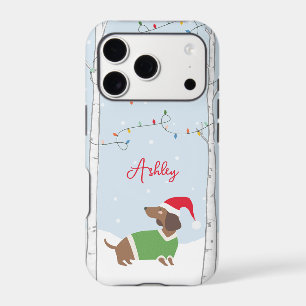 Cute Christmas Winter Holiday Dachshund