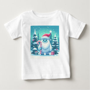Cute Christmas/winter yeti Baby T-Shirt