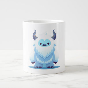 Cute Christmas/winter yeti Large Coffee Mug