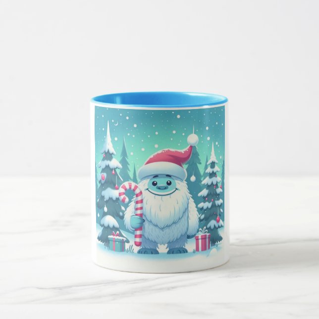 Cute Christmas/winter yeti Mug (Center)