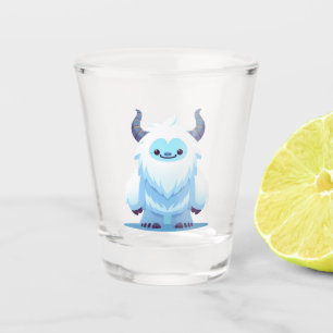Cute Christmas/winter yeti Shot Glass