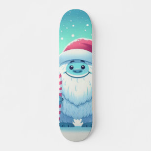 Cute Christmas/winter yeti Skateboard
