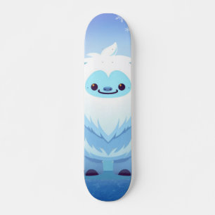 Cute Christmas/winter yeti Skateboard