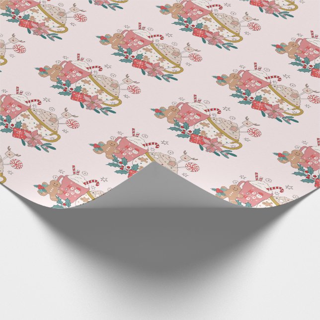 Cute Christmas Wrapping Paper (Corner)