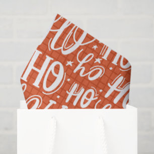 Cute Christmas Zebra Chic Modern Tissue Paper