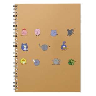Cute Chubby Animals Notebook