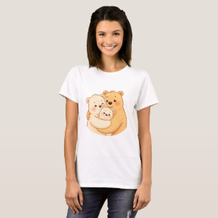 Cute Chubby Cat Women's T-Shirt Funny Animal Gift