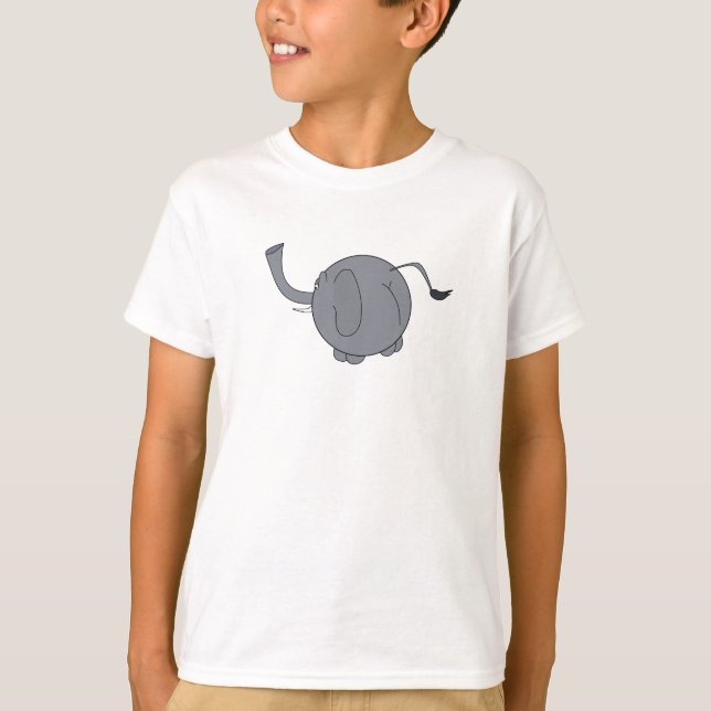 Cute Chubby Elephant T-Shirt (Front)