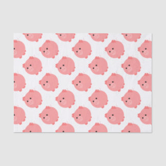 Cute Chubby Pig Tissue Paper