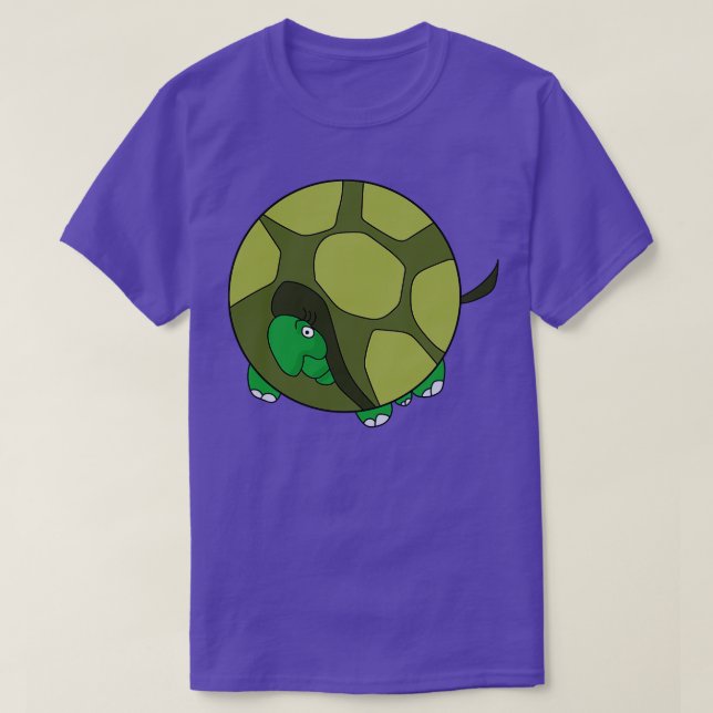 Cute Chubby Turtle T-Shirt (Design Front)