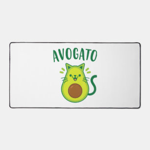 Cute Cinco de Mayo Avogato Avocado Cat Funny Avoca Desk Mat