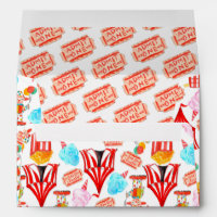 Cute Circus Carnival Festival Children Kids Party