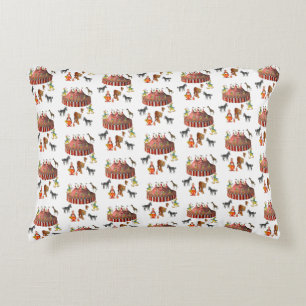 Cute Circus Decorative Throw Pillow