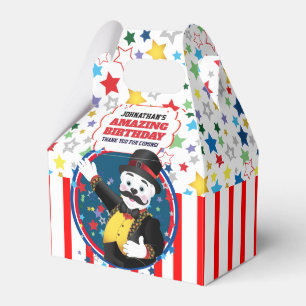 Cute Circus Ringmaster Cartoon Polar Bear Favour Box