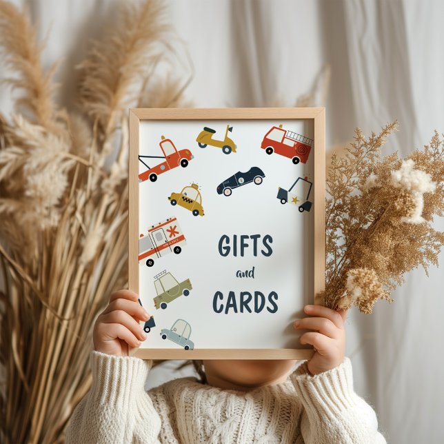 Cute City Cars Birthday Sign (Creator Uploaded)