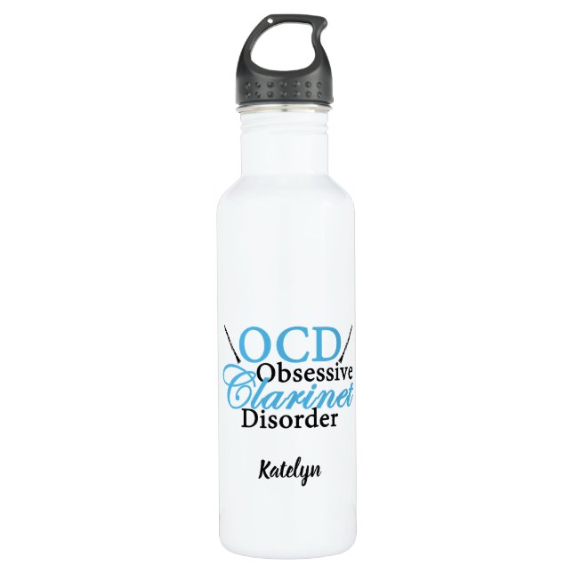 Cute Clarinet Player 710 Ml Water Bottle (Front)