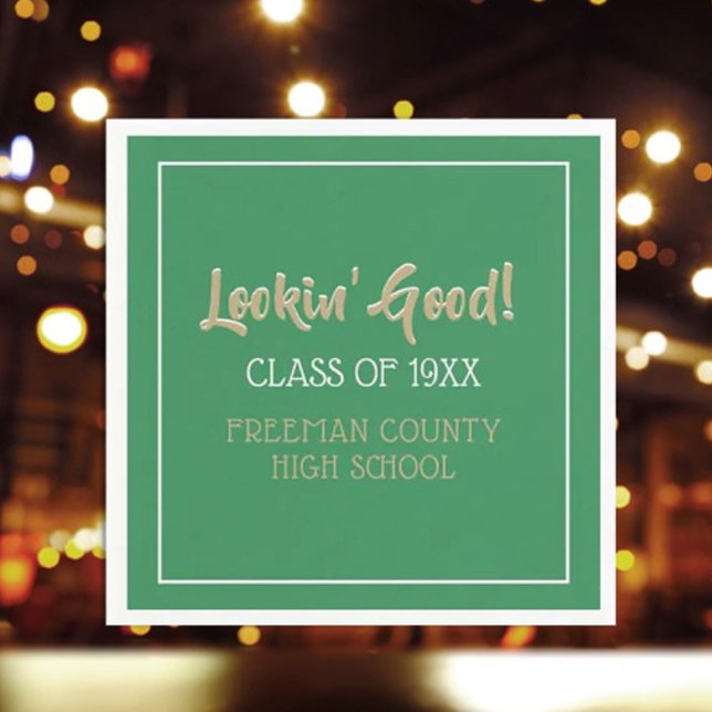 Cute, Class reunion napkins (Creator Uploaded)