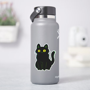 Cute Classic Black Cat Cartoon