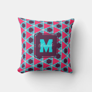 Cute Classic Initial Pillow for Retirement Gift