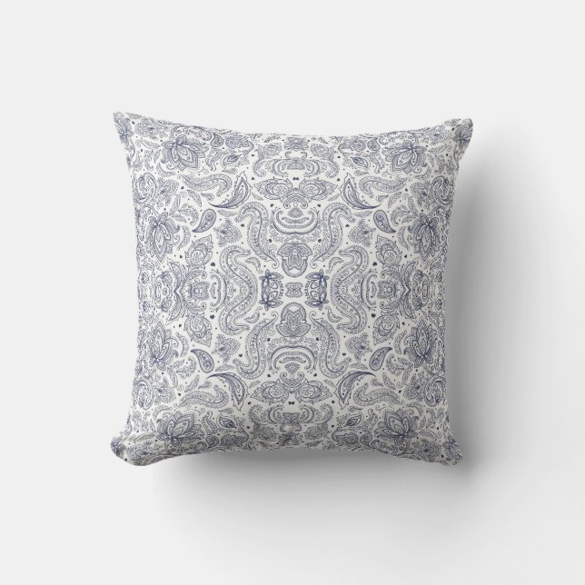 Cute classical flowers patterns cushion (Front)