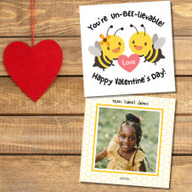 Cute Classroom Bee Photo Valentine's Day