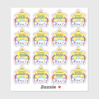 Cute Classroom Vinyl Sticker Labels